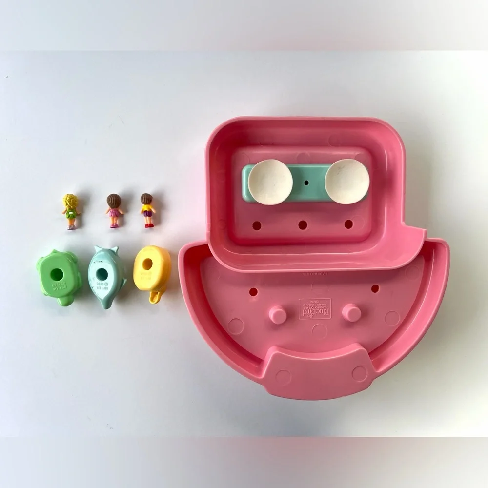 1990 Polly Pocket Bath Time Soap Dish - complete - Picture 7 of 8